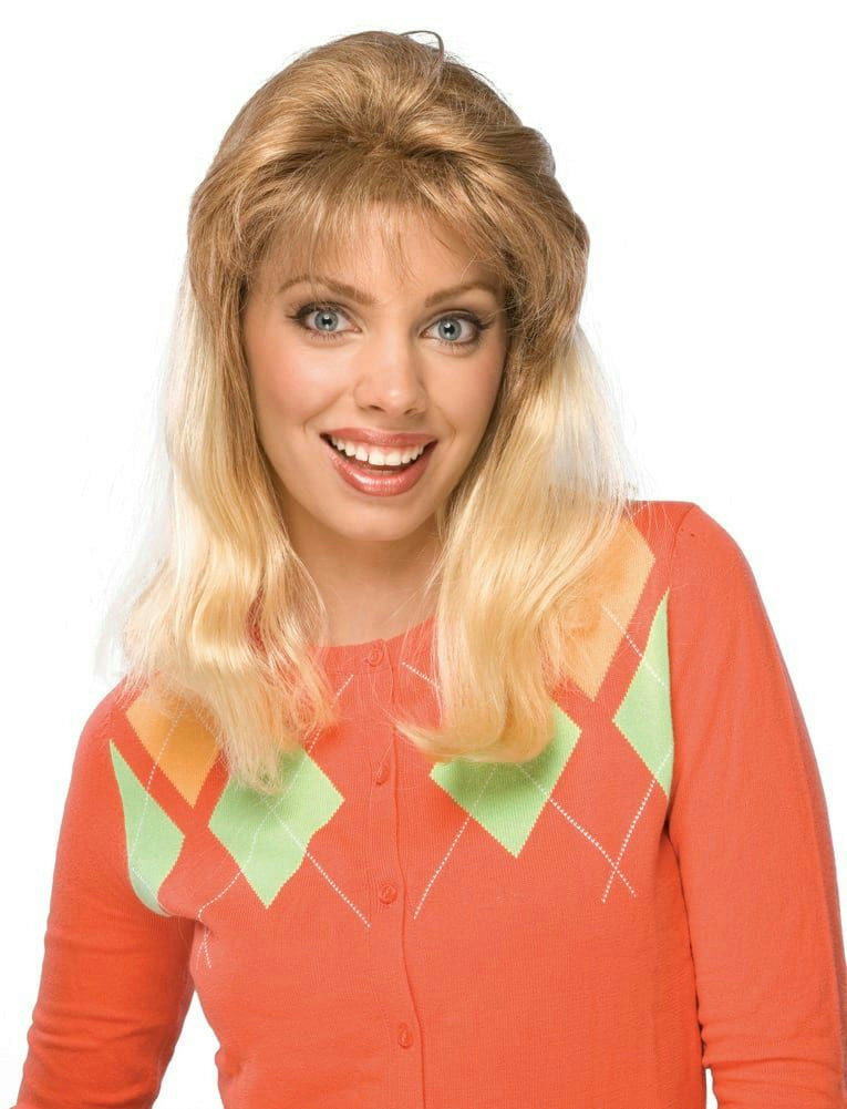 Super Mom Soccer Mom Blonde Wig With Bangs