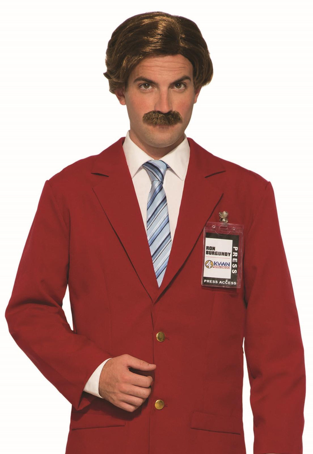 Anchorman Ron Burgundy Officially Licensed Wig and Mustache