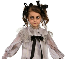 Load image into Gallery viewer, Sweet Screams Girls Creepy Nightgown Dirt Spiders Child Costume Dress Small 4-6
