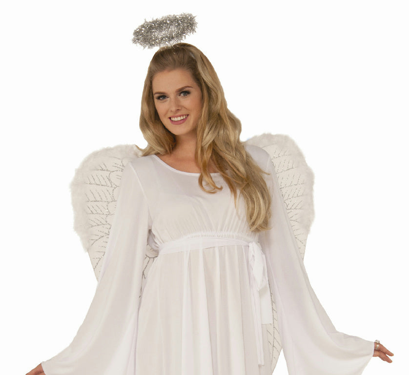 Angel Adult Value White Dress Plus Size Costume XL