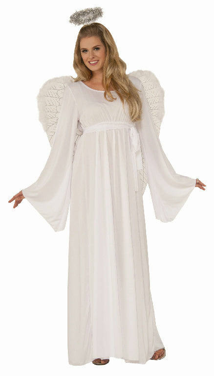 Angel Adult Value White Dress Plus Size Costume XL