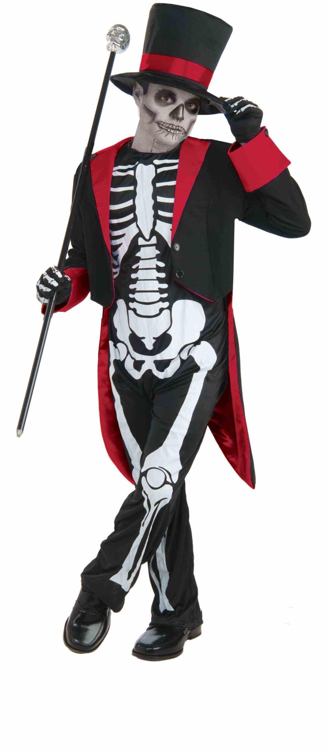 Mister Bone Jangles Skeleton Dapper Child Costume Size Medium