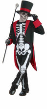 Load image into Gallery viewer, Mister Bone Jangles Skeleton Dapper Child Costume Size Small
