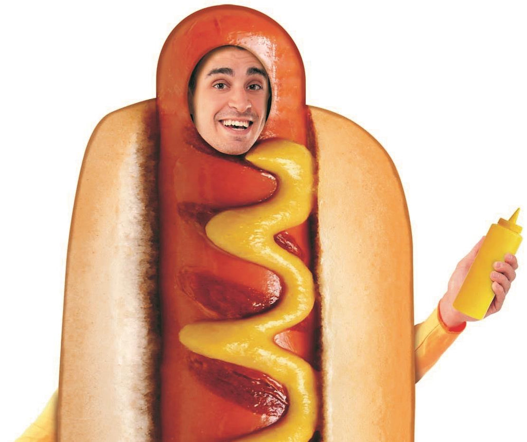 Hot Dog Adult Sublimation Costume One Size