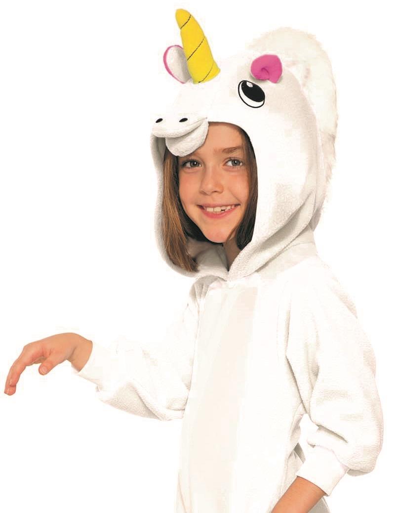 Unicorn One Piece Pajamas Kids Halloween Costume Medium 8-10
