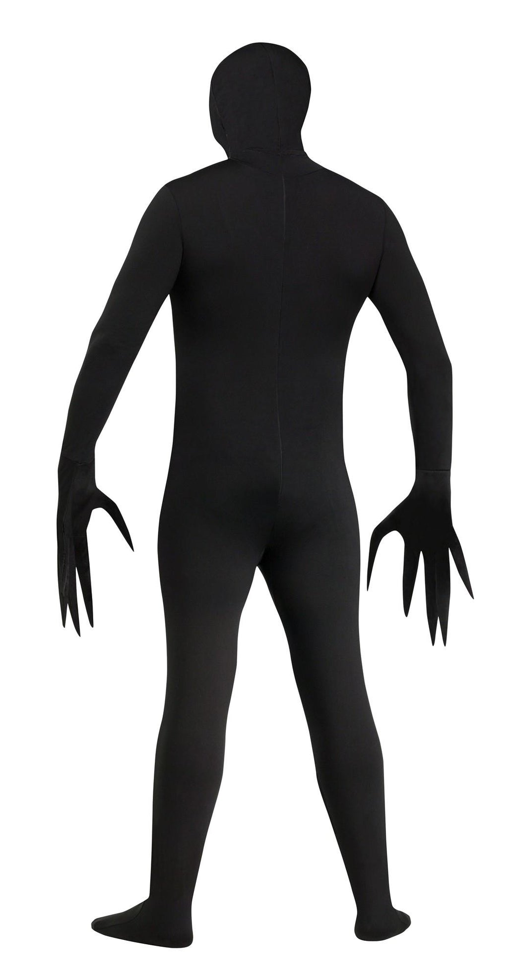 Fade Eye Shadow Demon Black Skin Suit Adult Costume