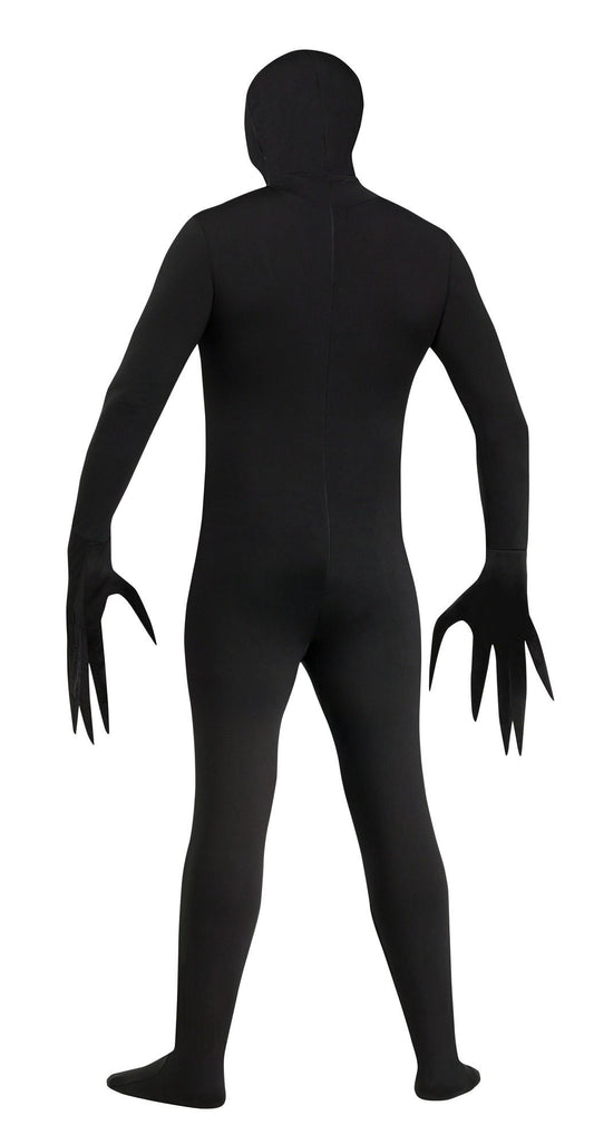 Fade Eye Shadow Demon Black Skin Suit Adult Costume