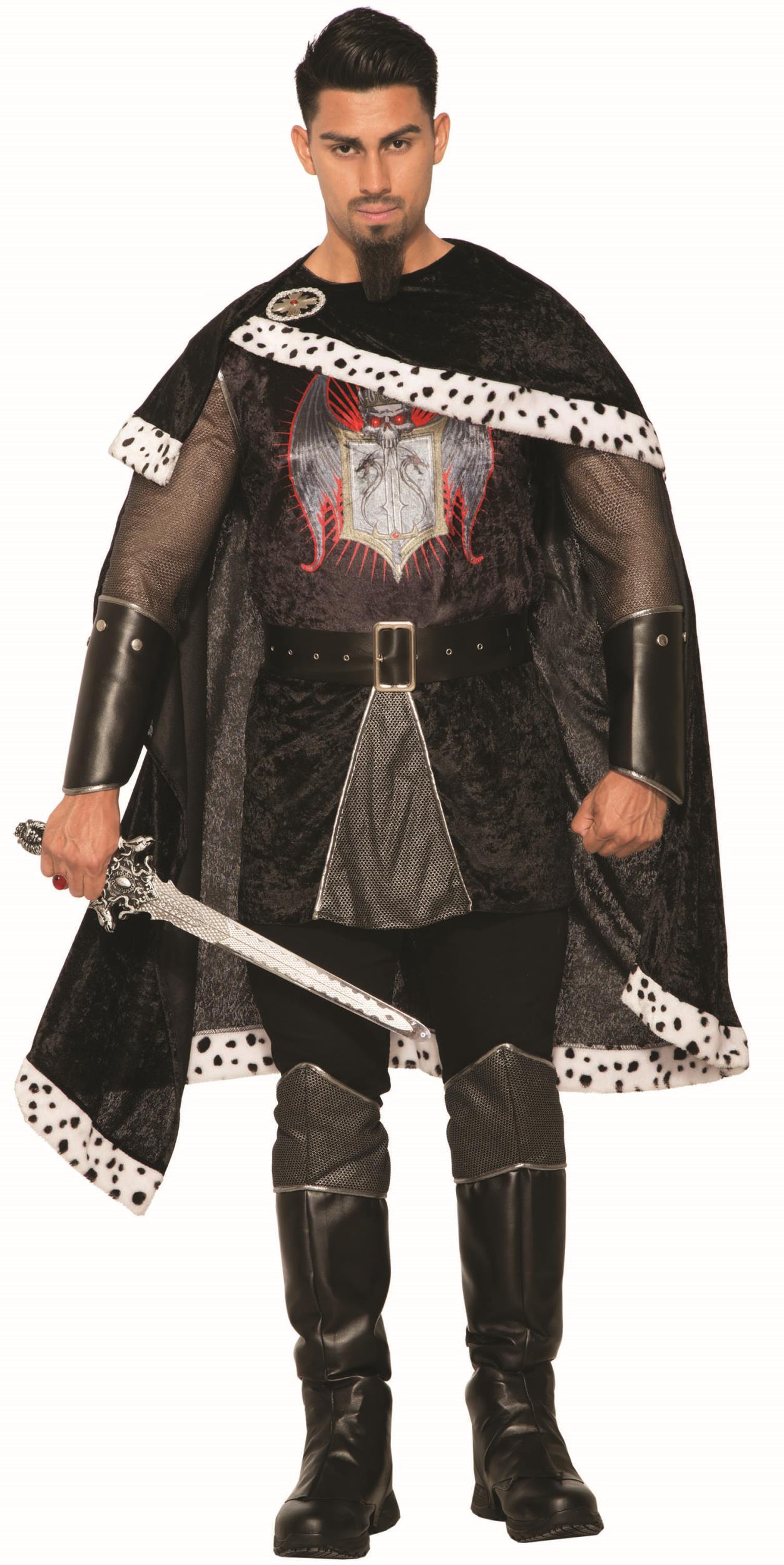 Dark Royalty Black Evil King Adult Mens Costume