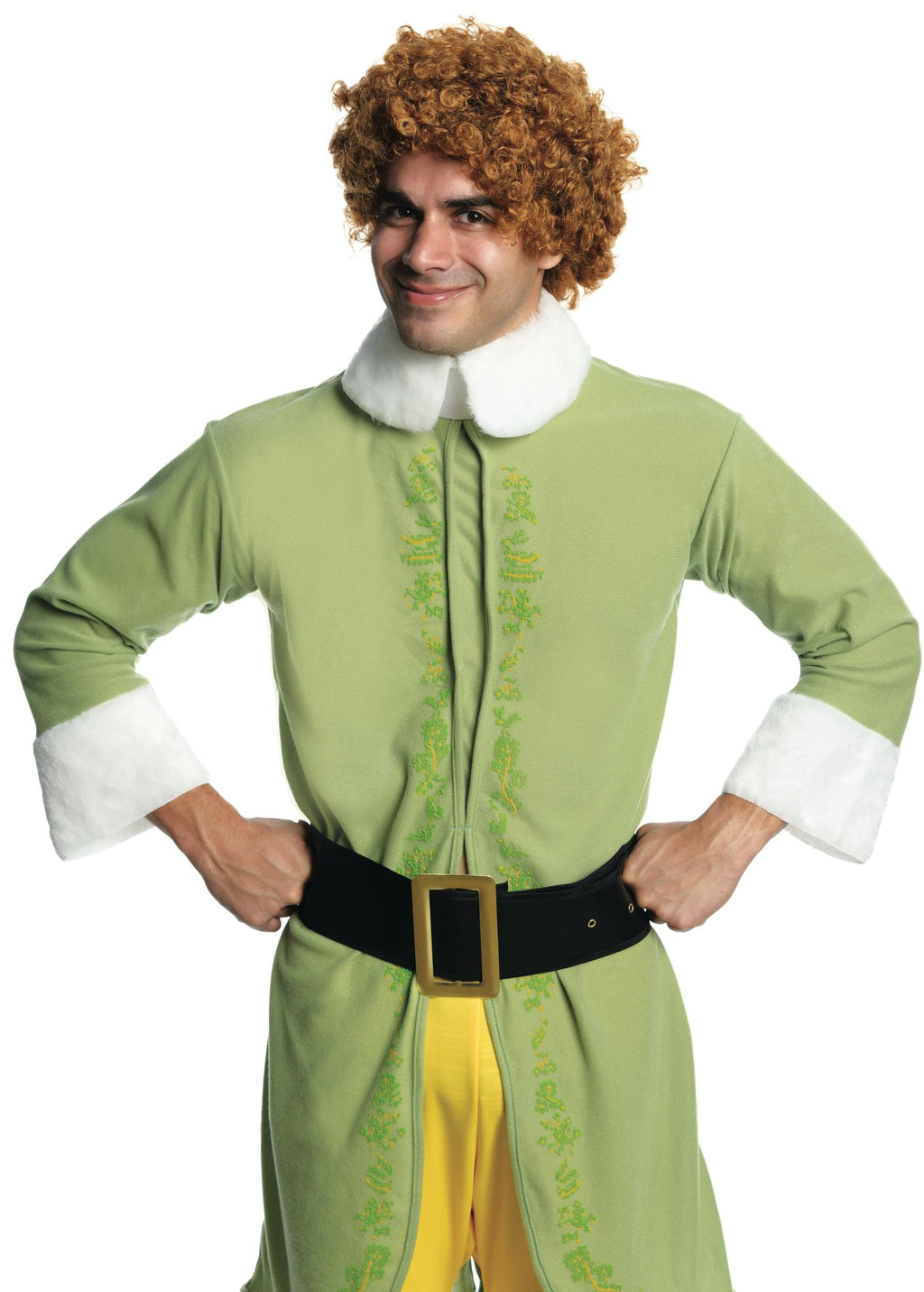 The Elf Movie Buddy the Elf Brown Afro Wig