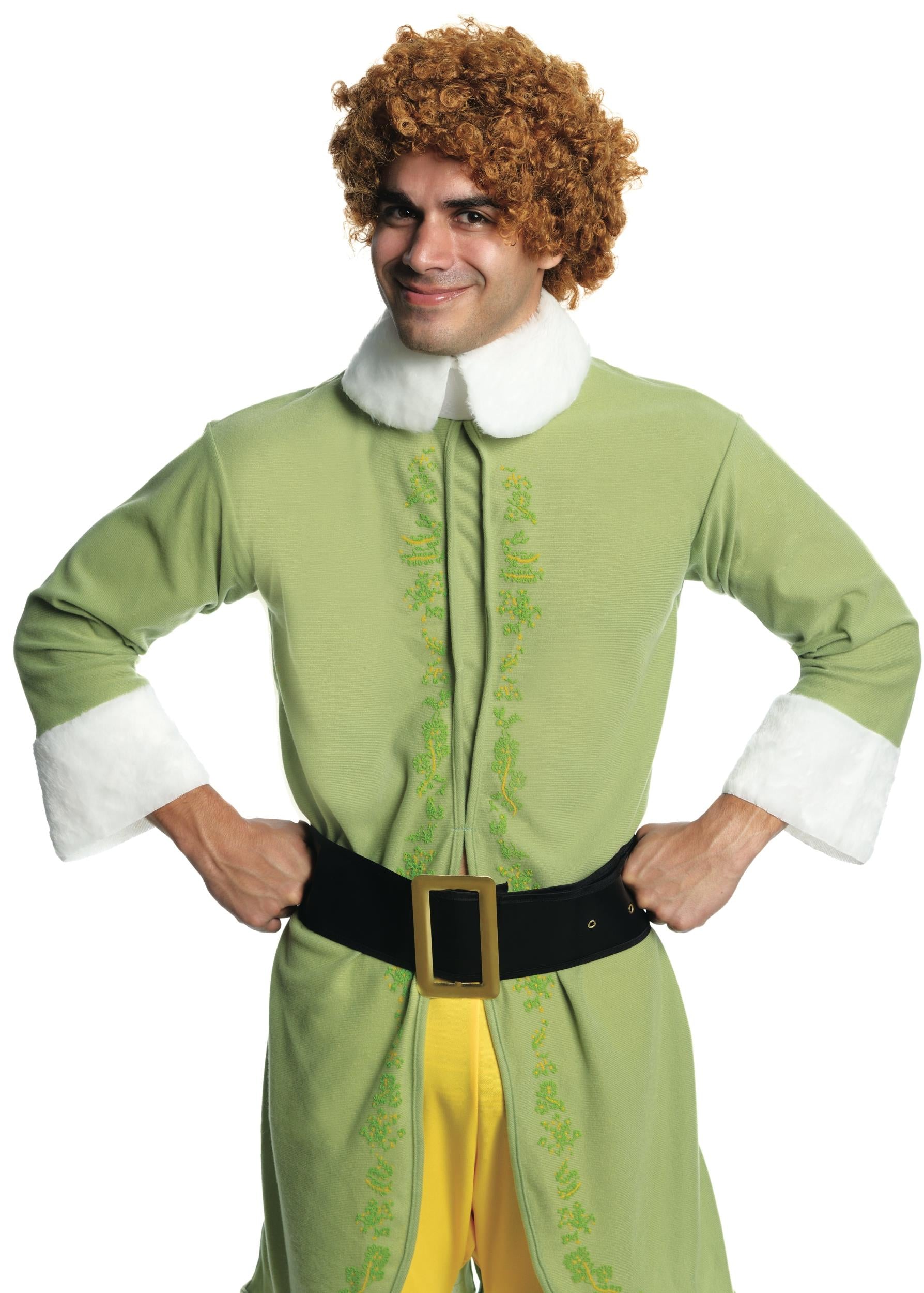 The Elf Movie Buddy the Elf Brown Afro Wig