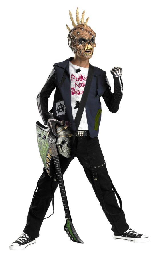 Rot N' Rebels: Punk Creep Skeleton Rocker Child Costume Medium 7-8