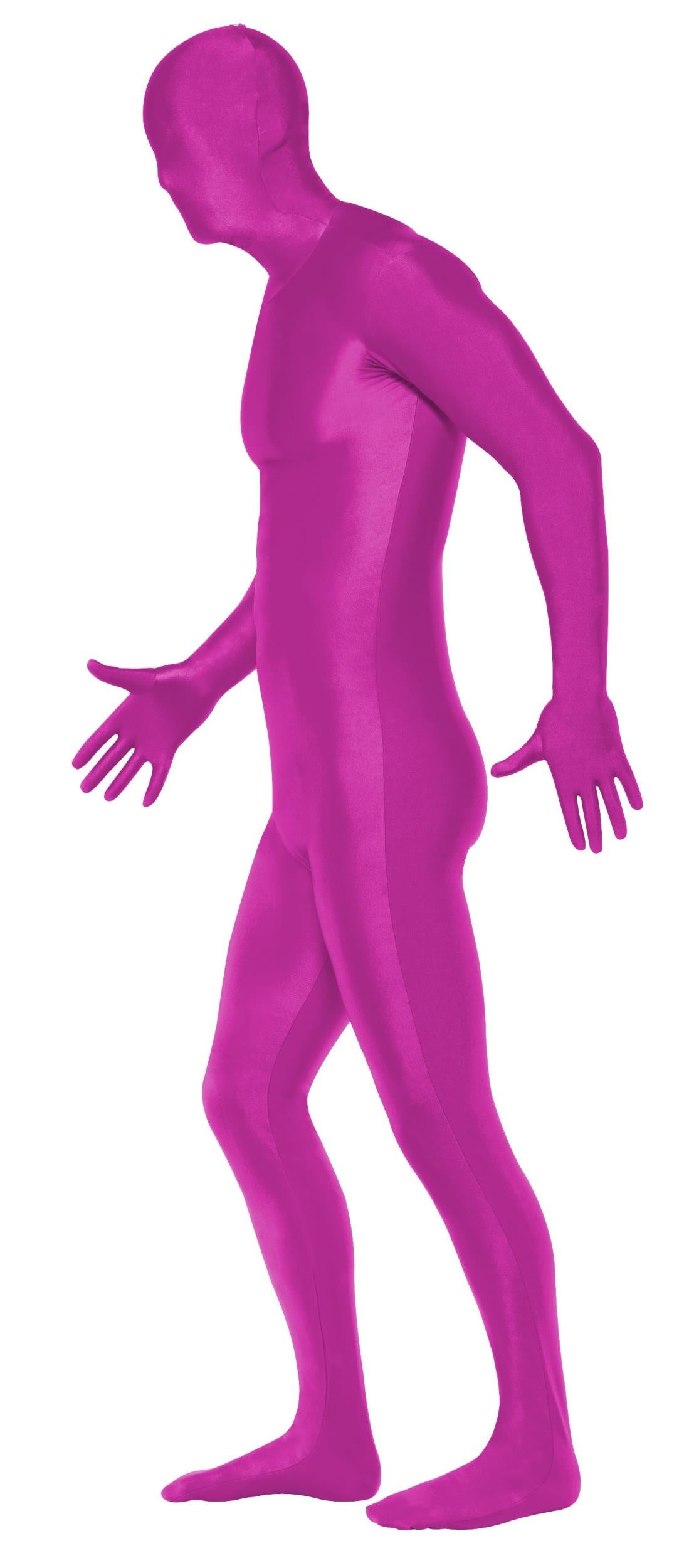 Pink Second Skin Suit Adult Costume Large