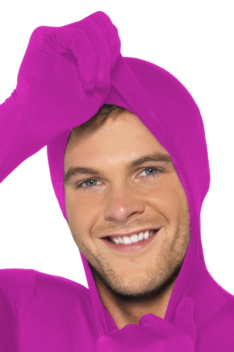 Pink Second Skin Suit Adult Costume Large