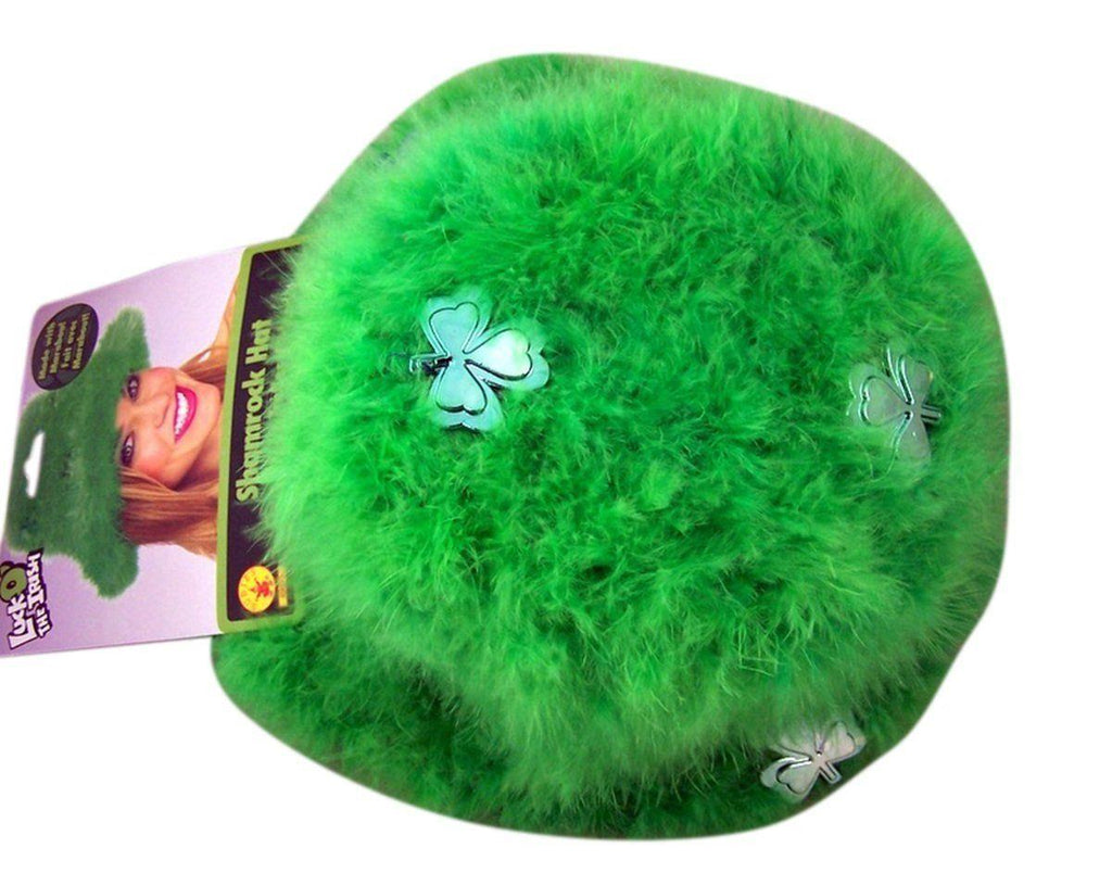 St.Patrick's Day Green Marabou Top Hat Great For Party or Parade