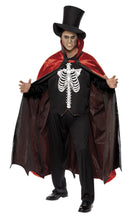 Load image into Gallery viewer, Reversible Vampire/Skeleton Adult Costume Medium 38-40
