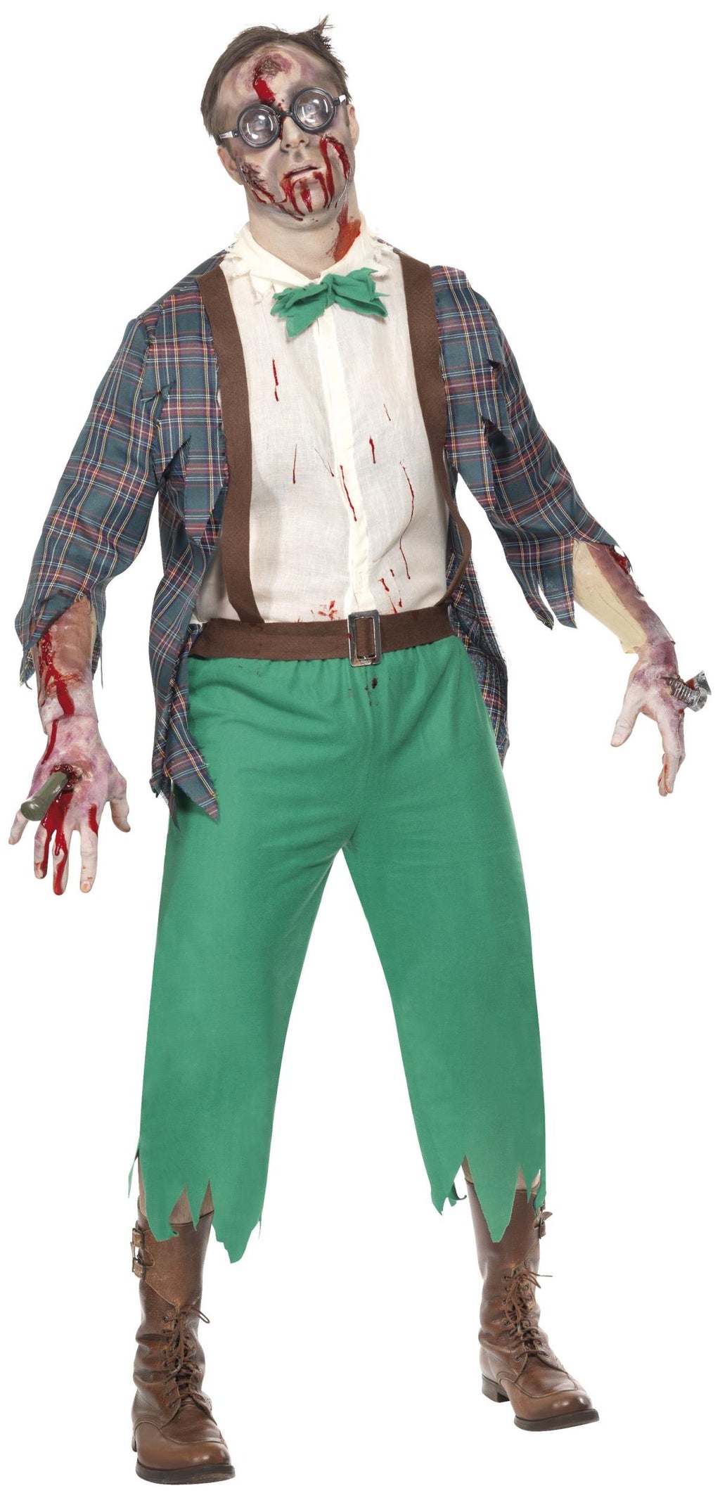 High School Horror: Zombie Geek Adult Costume Medium 38-40 Chest