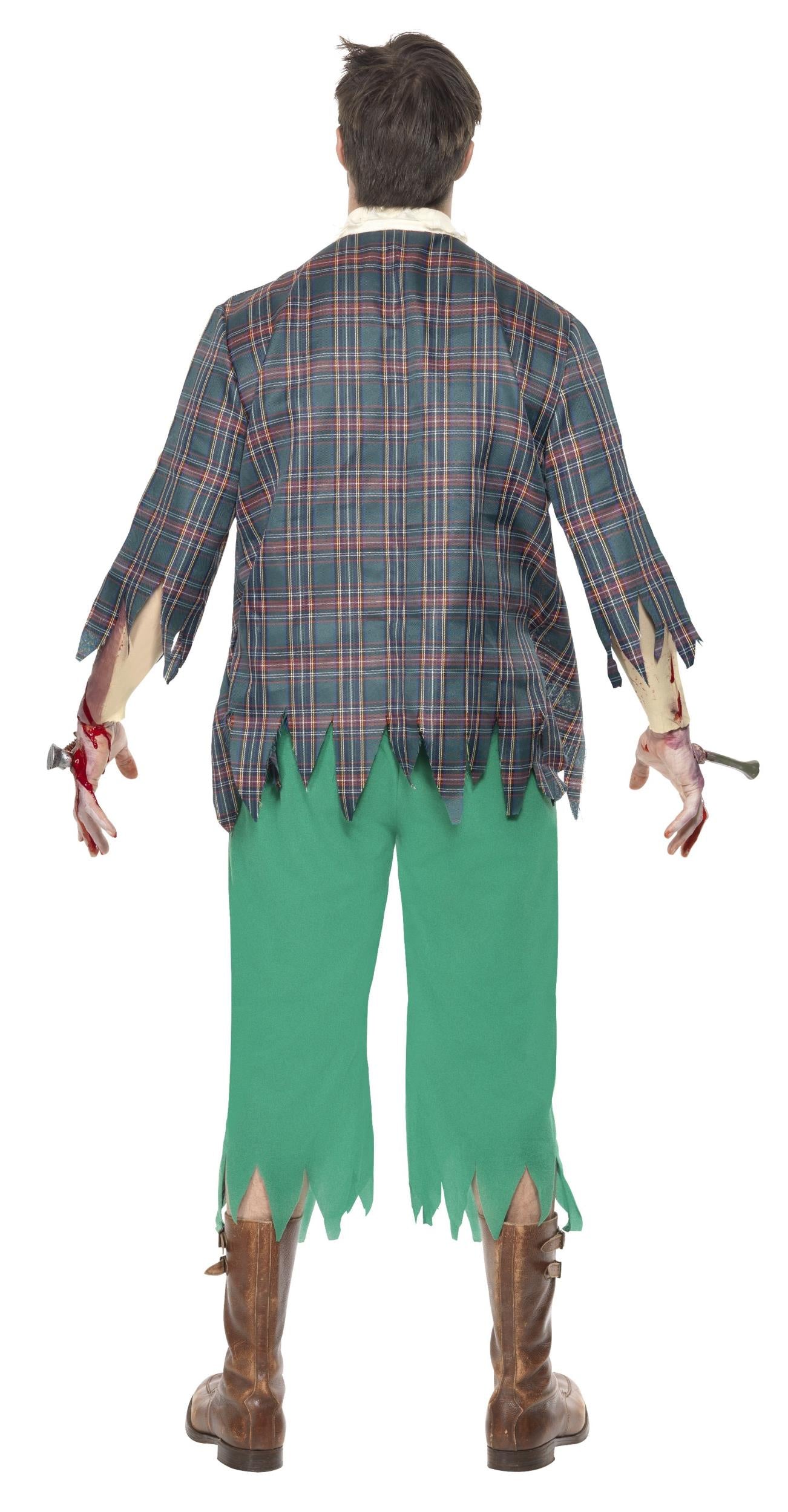 High School Horror: Zombie Geek Adult Costume Large Chest 42-44