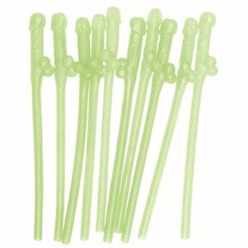10 Bachelorette Party Glow Penis Sexy Sipping Straws