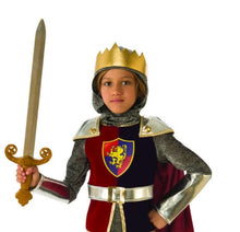 Load image into Gallery viewer, Child Roman Medieval Knight King Costume Size Small
