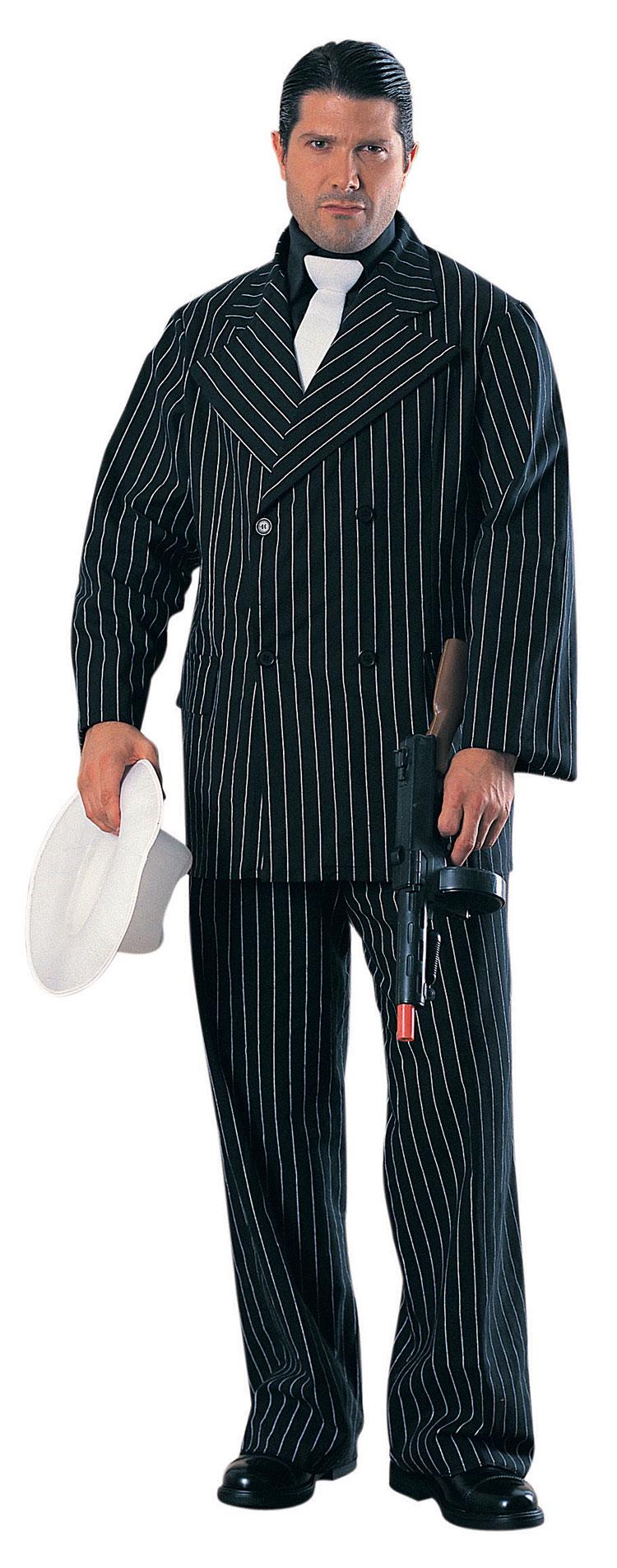 Deluxe Gangster Man Plus Size Costume Size Small
