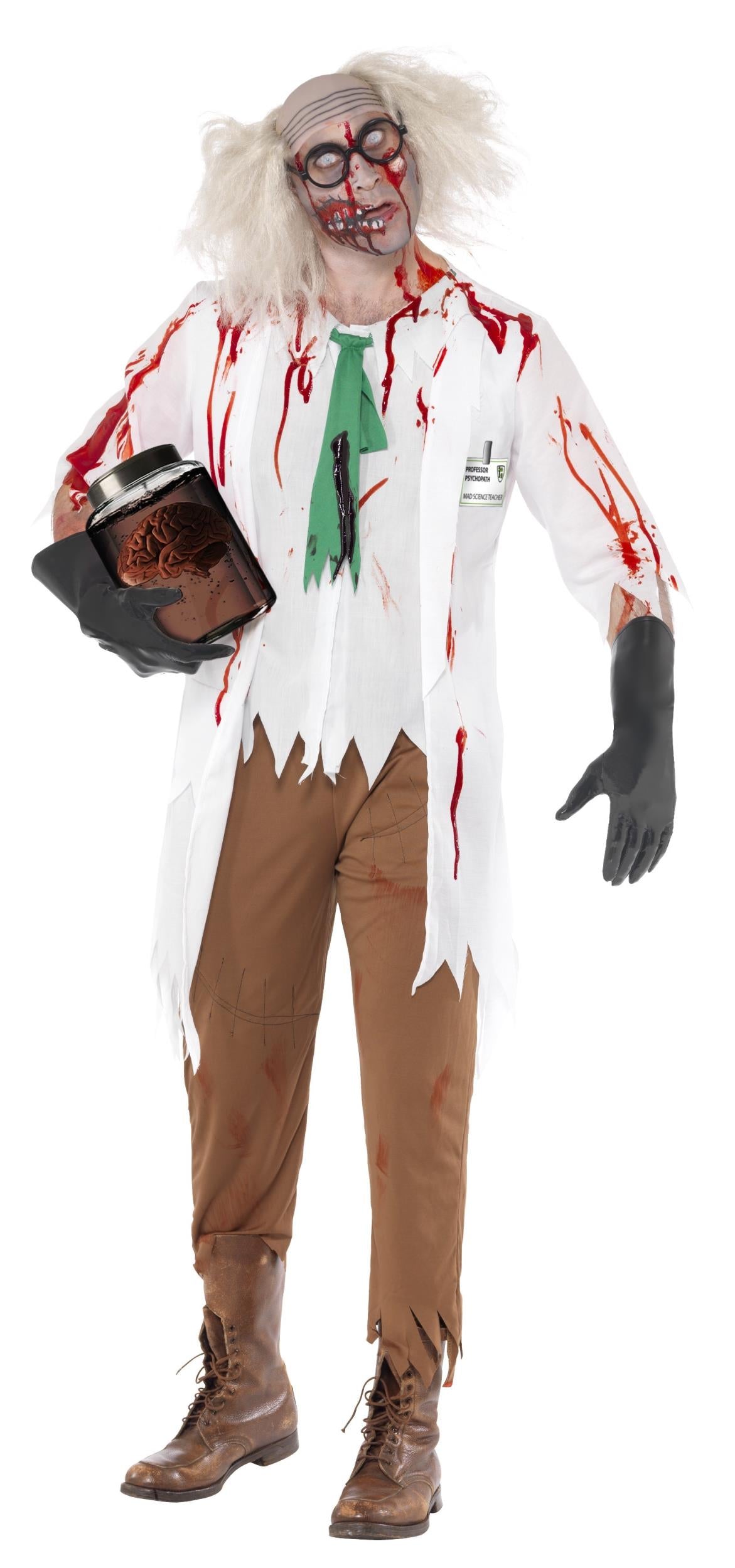 Zombie Science School Teacher Adult Costume Size Large