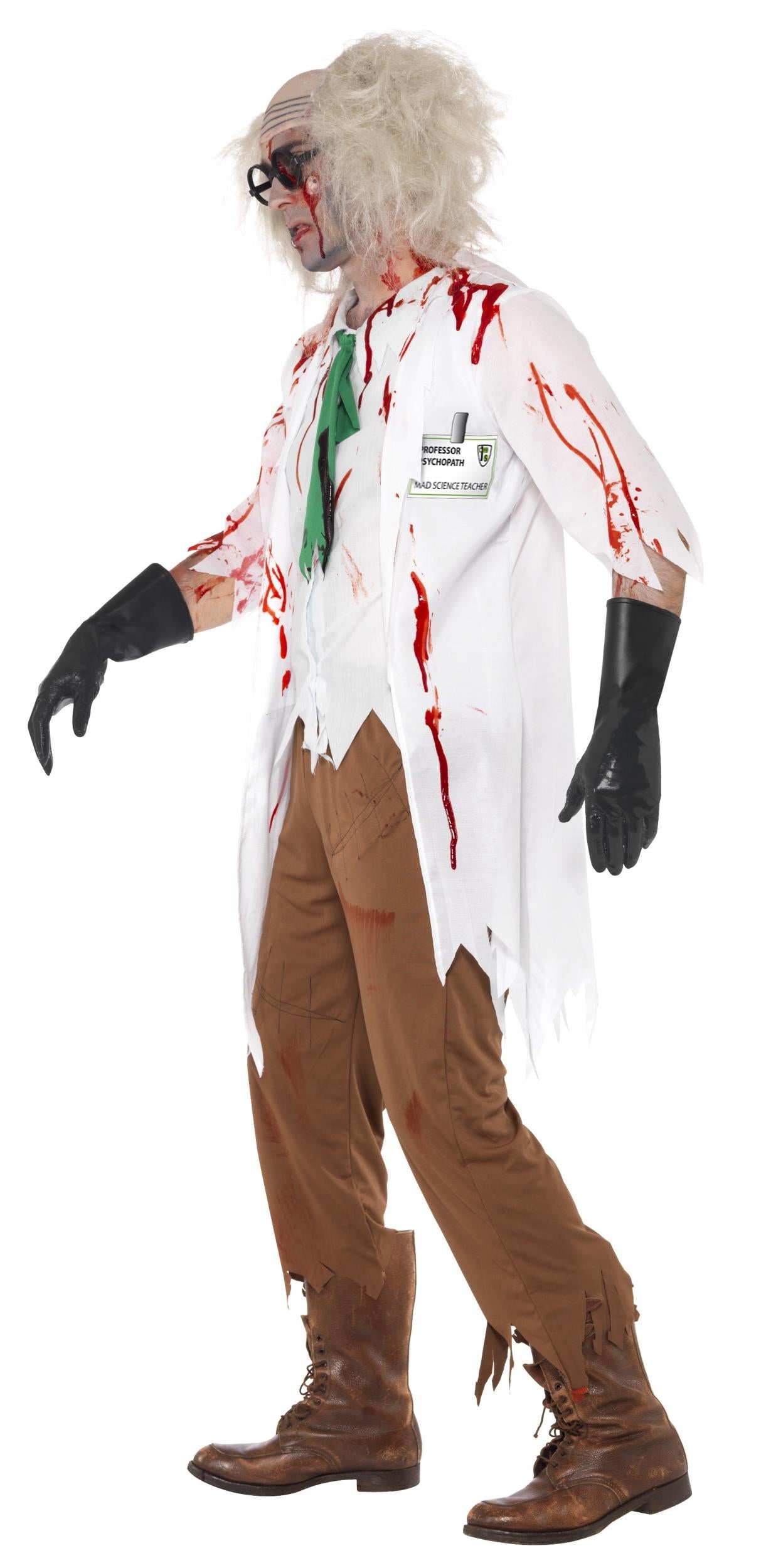Zombie Science School Teacher Adult Costume Size Large