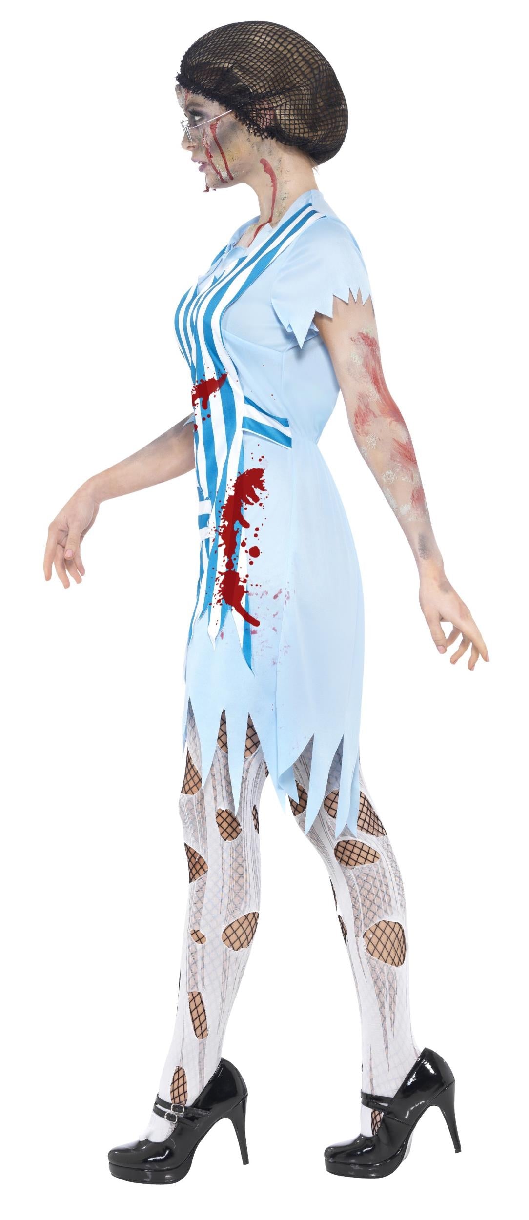 High School Zombie Lunch Lady Adult Costume Size Large