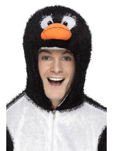 Load image into Gallery viewer, Smiffy&#39;s Men&#39;s Penguin Costume Includes Jumpsuit with Hood
