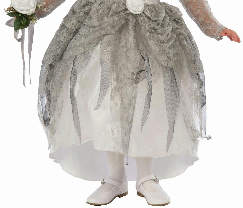Forum Skeleton Bride Girl Child Costume Size Large 12-14