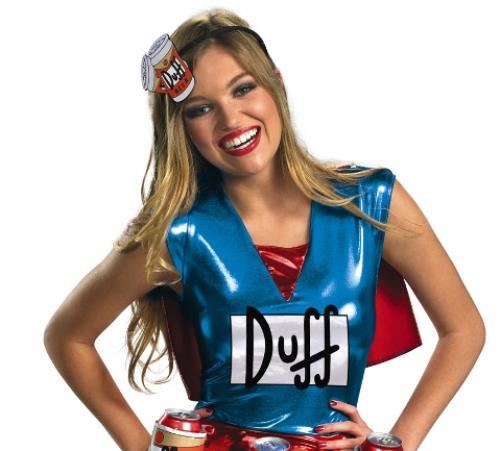 The Simpsons: Duffwoman Adult Costume Size Small