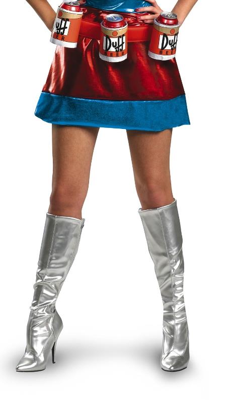 The Simpsons: Duffwoman Adult Costume Size Small