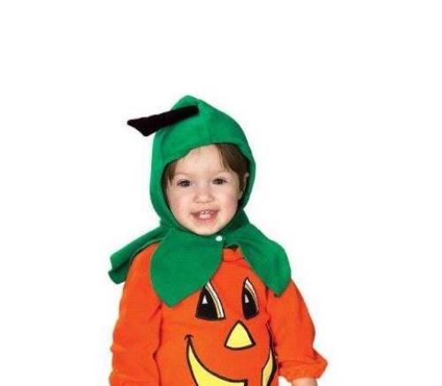 Lil' Pumpkin Baby Child Costume Size Newborn 0-9 months