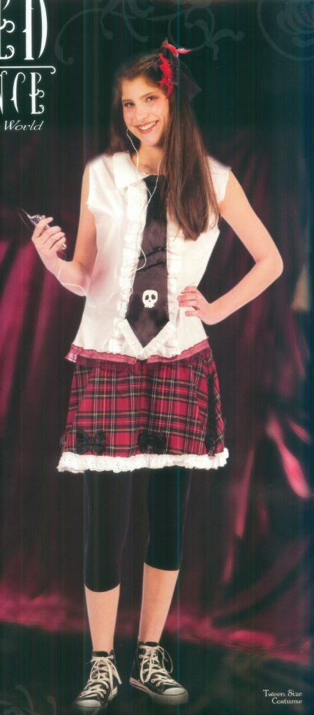 Wicked Innocence School Girl Junior Costume Size Medium 8-10