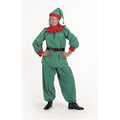 Halco Christmas Elf Velour Santa Helper Costume Suit Adult Medium Size 8-12