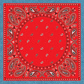 Way Out West Cowboy Red Bandanna Drink Coaster Set of 6
