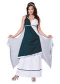 California Costumes Women's Roman Beauty Goddess Queen Long Dress Size Small 6-8