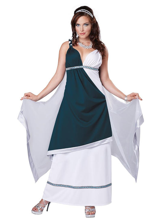 California Costumes Women's Roman Beauty Goddess Queen Long Dress Size Small 6-8