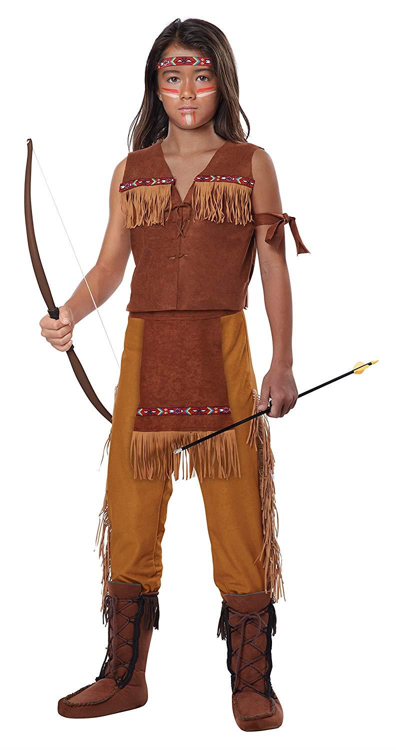 Classic Native American Indian Boy Child Costume Small 6-8