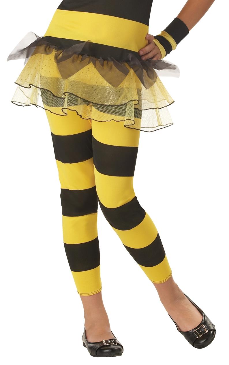 Yellow and Black Little Honey Bee Child Costume Large Plus 10-12