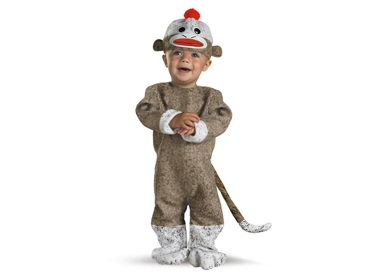Sock Monkey Infant Costume Size 12-18 months