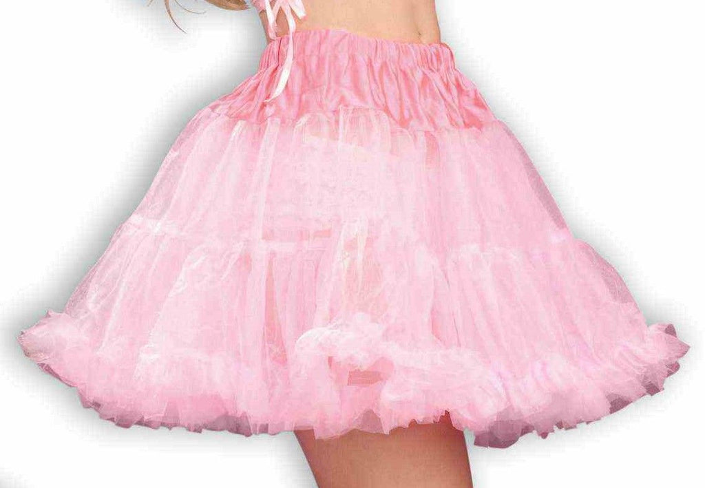 Above the Knee Pink Crinoline