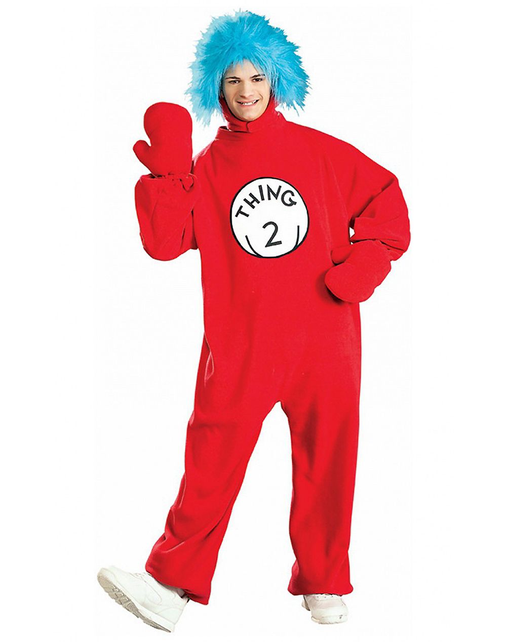 Thing 2 Fleece Dr Seuss Adult Costume