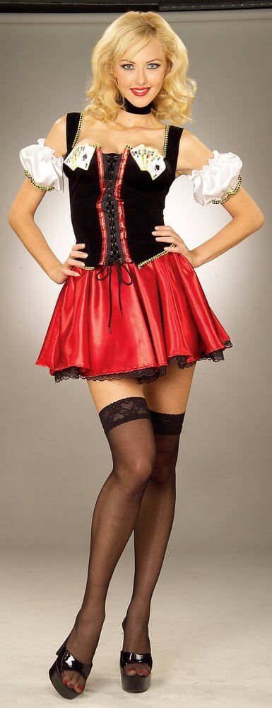Forum Novelties Adult Sexy Playing Cards Girl Costume Size Women's X-Small