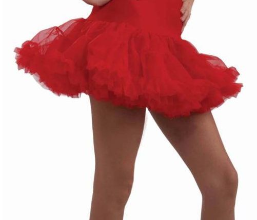 Red Petticoat Dress Adult Costume Size Standard