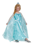 Frozen Elsa Prestige Child Dress Costume Medium 7-8
