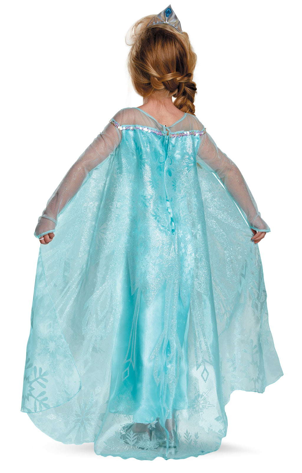 Frozen Elsa Prestige Child Blue Dress Costume, X-Small 3T-4T