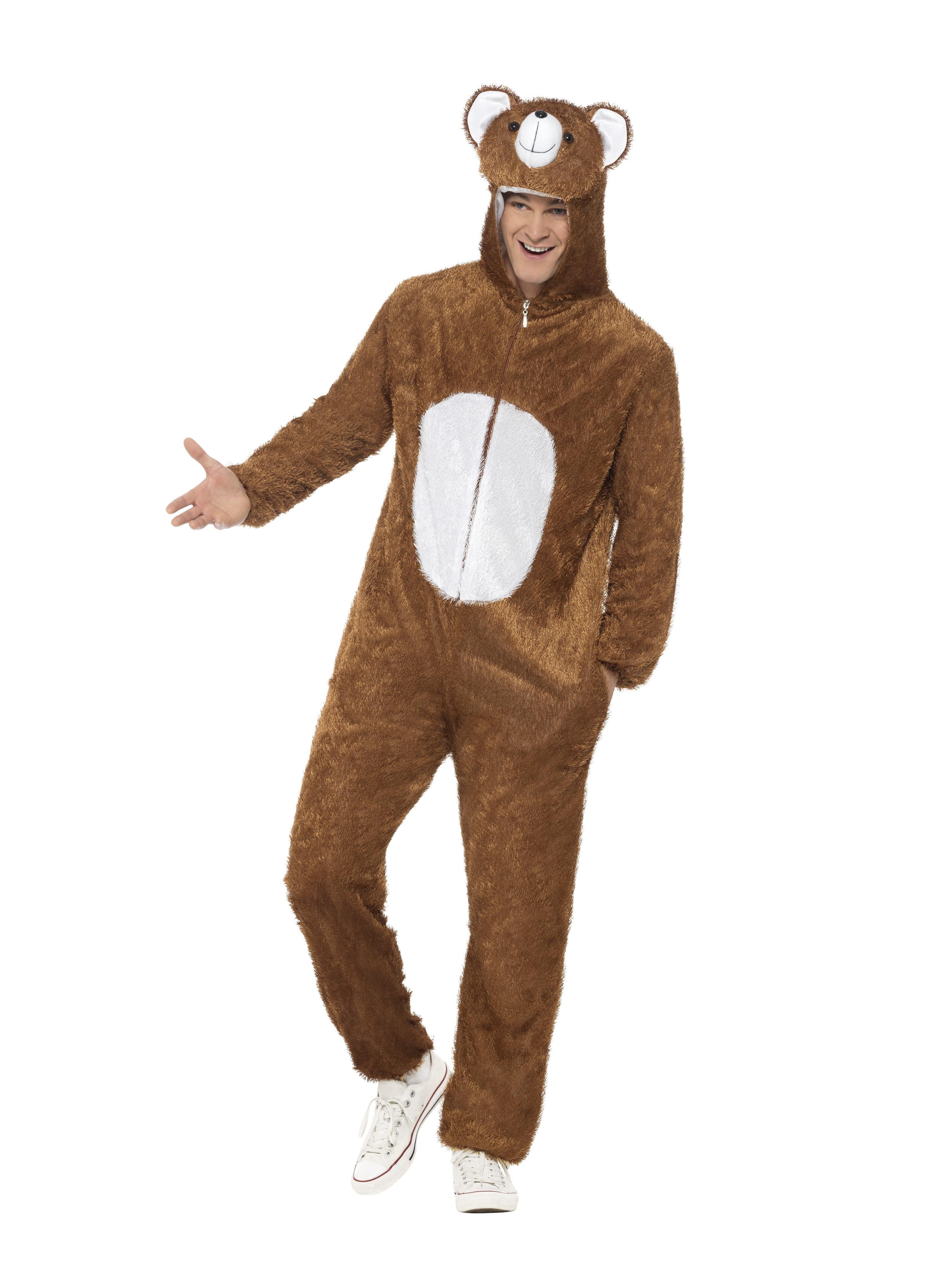 Smiffy's Bear Adult Costume with Hood Size Large