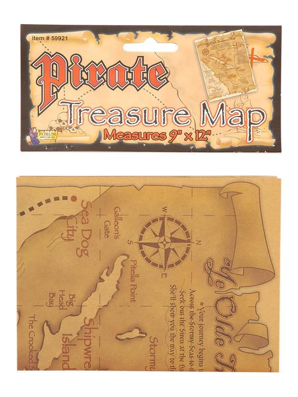 Pirate Treasure Map Prop Pirate Costume Accessory