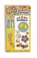 Hippie Fake Temporary Tattoos 60's Costume Accessory 62016