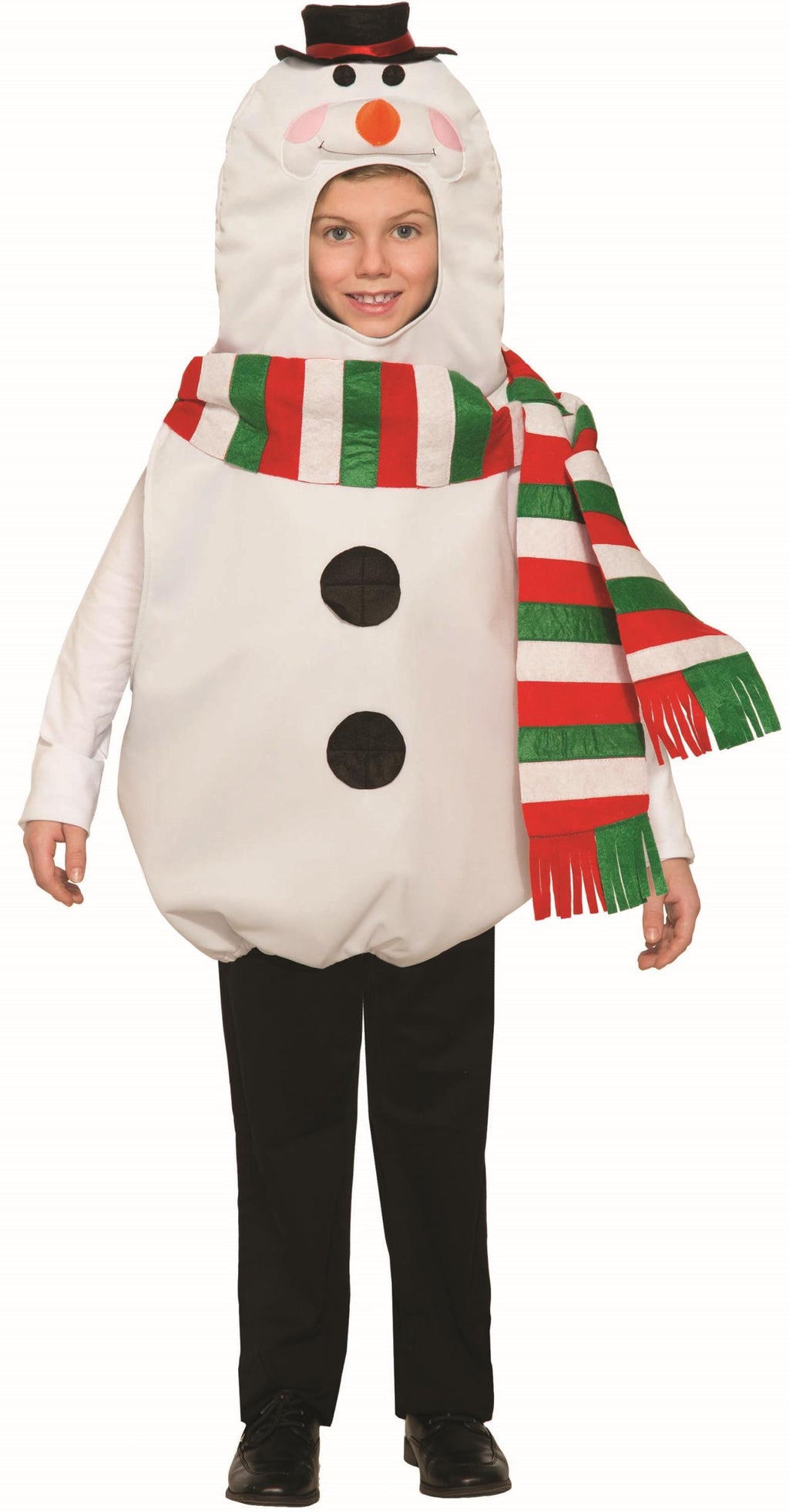 Child Snowman Christmas Costume Kids Tunic